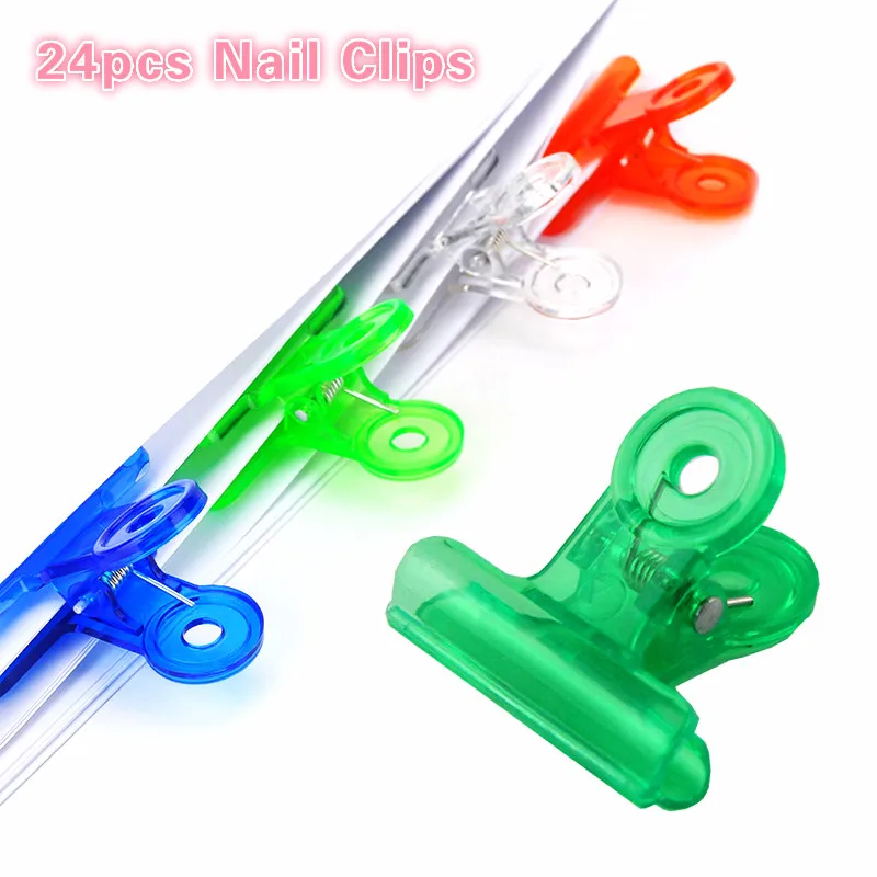 24 шт. многофункциональные зажимы для акриловых ногтей - Цена: 300.84