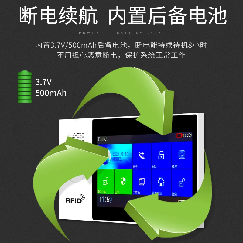DIGOO DG-HAMB GSM Смарт домашняя система охранной сигнализации Наборы сенсорный Экран
