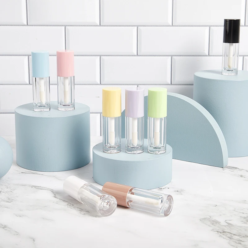 

Empty 6ml Lip Gloss Container Big Brush Lip Blam Tubes Lip Glaze Cosmetic Tube