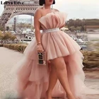 Женское вечернее платье с поясом, Длинное Элегантное платье телесного розового цвета для выпускного вечера, официальное и вечернее платье, 2021