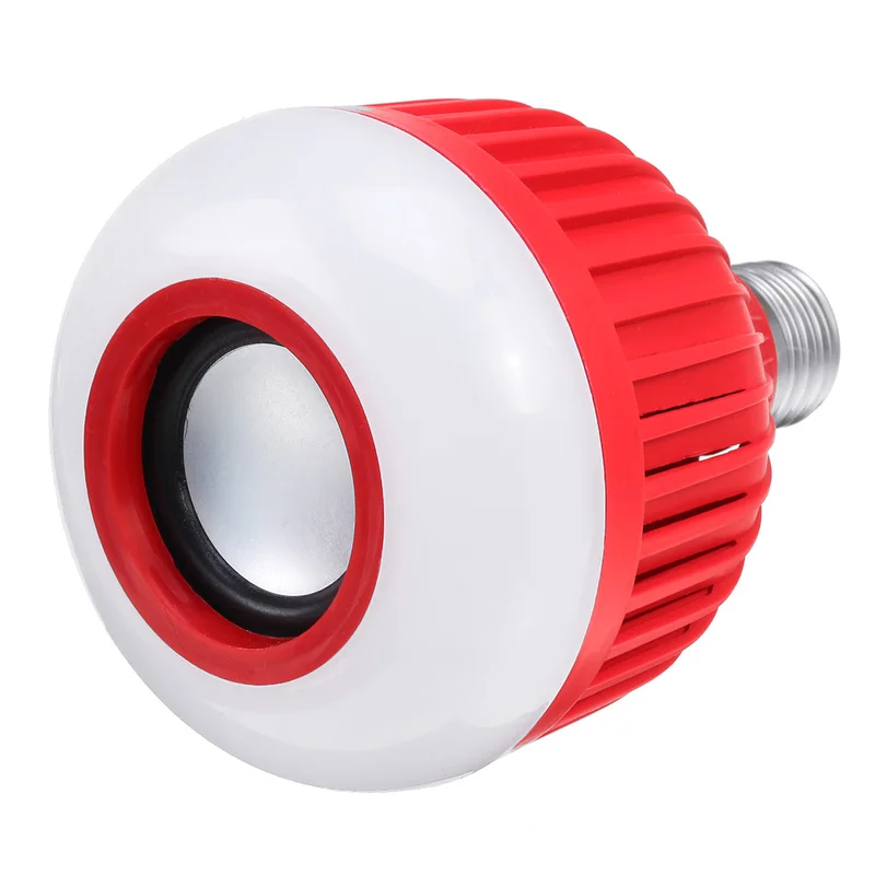 E27 Беспроводной Bluetooth Динамик 12 Вт RGB Шарообразная светодиойдная лампа умный