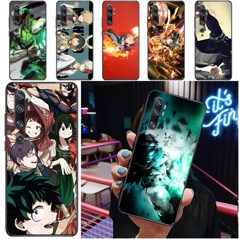 

My Hero Academia Tomura Boku Todoroki Shouto Dabi Shigaraki Bakugou Katsuki Phone Case For Xiaomi CC9 Pro CC9e Soft TPU Carcasa