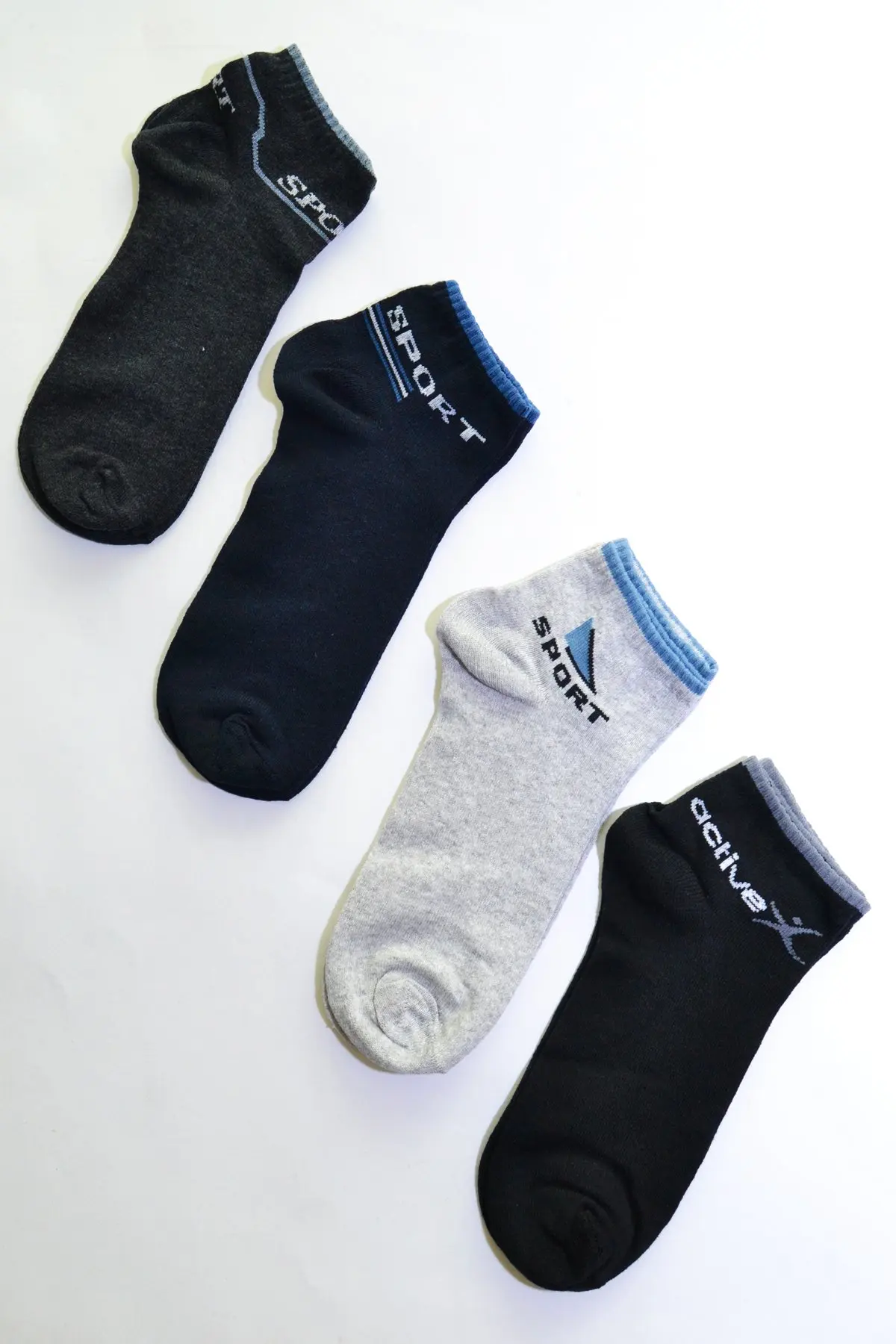 

12'li Male Booties Socks