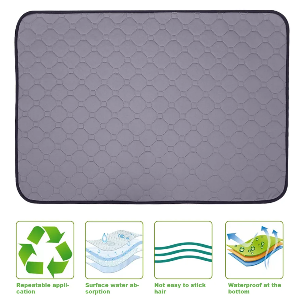 

Travel Reusable Diaper Environment Protect Rug Washable Dog Bed Cushion Waterproof Puppy Pet Urine Mat Pee Pad Animal Absorbent
