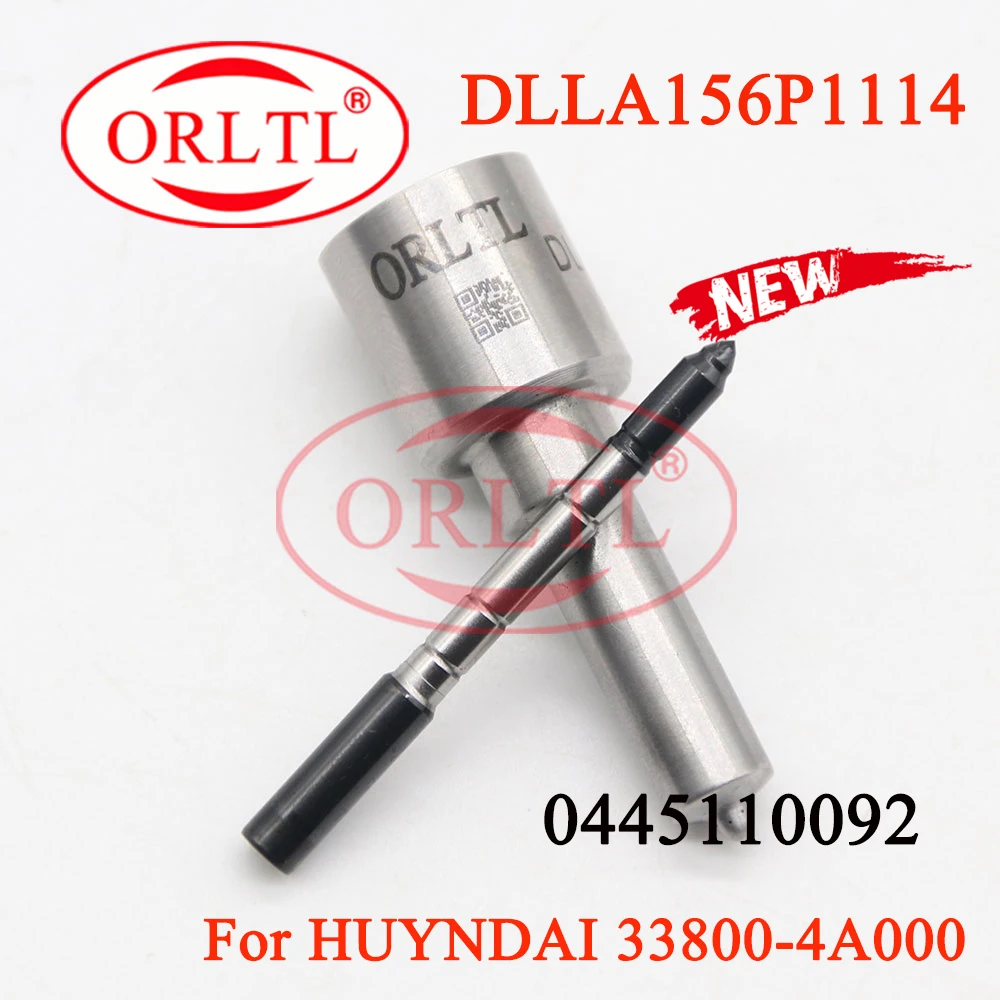 

ORLTL injector nozzle DLLA 156P 1114 automatic nozzle DLLA156 P1114 sprayer DLLA 156 P1114 for 0445110092 0445110091 33800-4A000