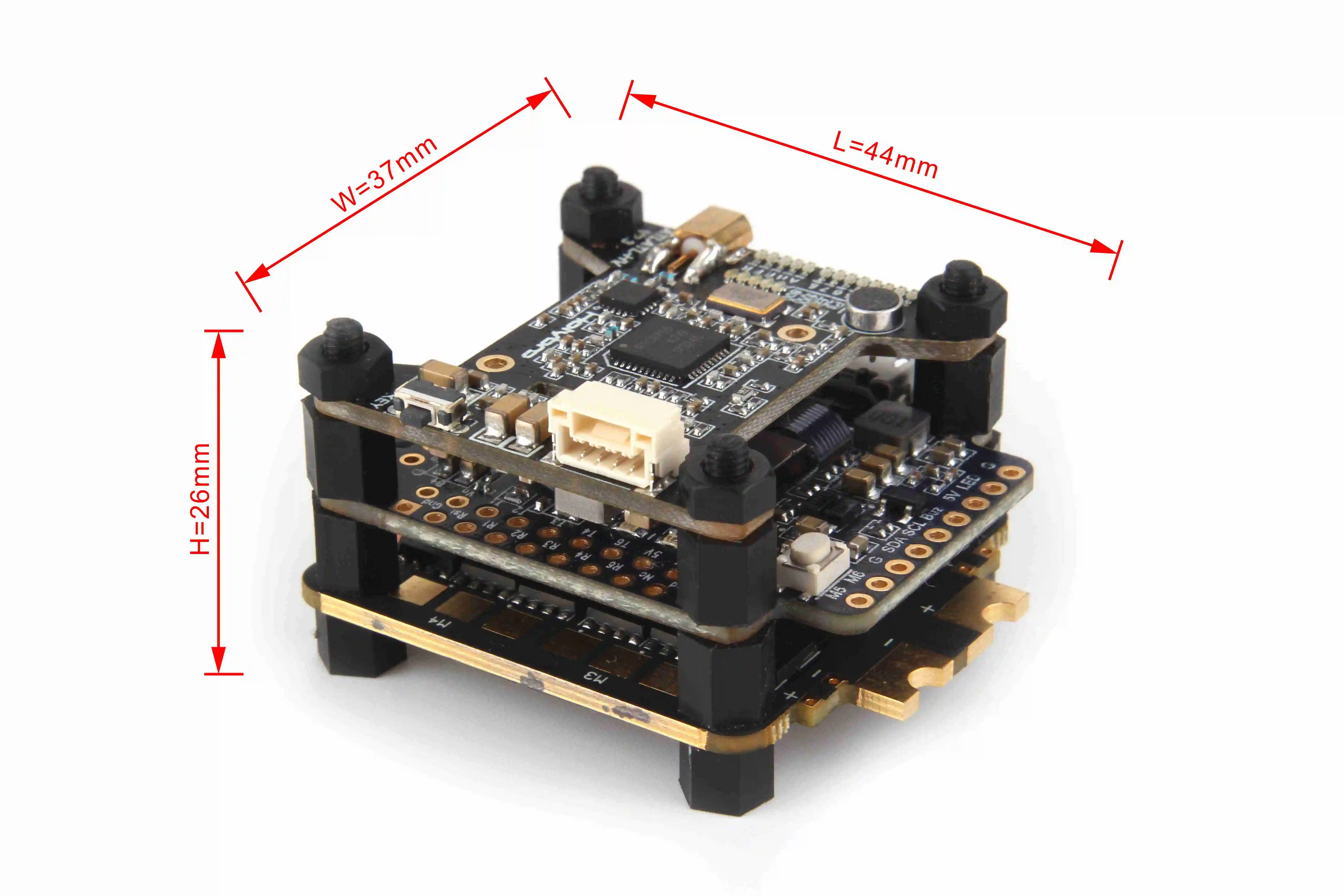 Holybro Kakute F7 V1.5 FC и Holybro Atlatl HV V2 5,8G/видеопередатчиком и Holybro Tekko32 4-в-1 35A ESC комбо для FPV RC