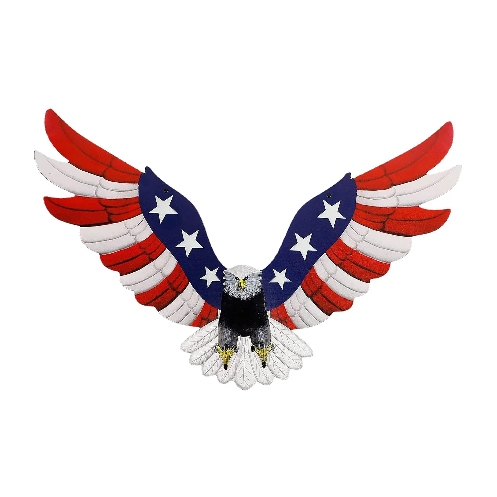 

Patriotic Dapeng Spreading Wings Eagle Elegant Ornaments Metal Wrought Iron Eagle Crafts For Office Study Home Decoration