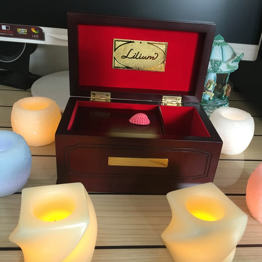 Оригинальные деревянные музыкальные шкатулки для мальчиков и девочек подарки ко