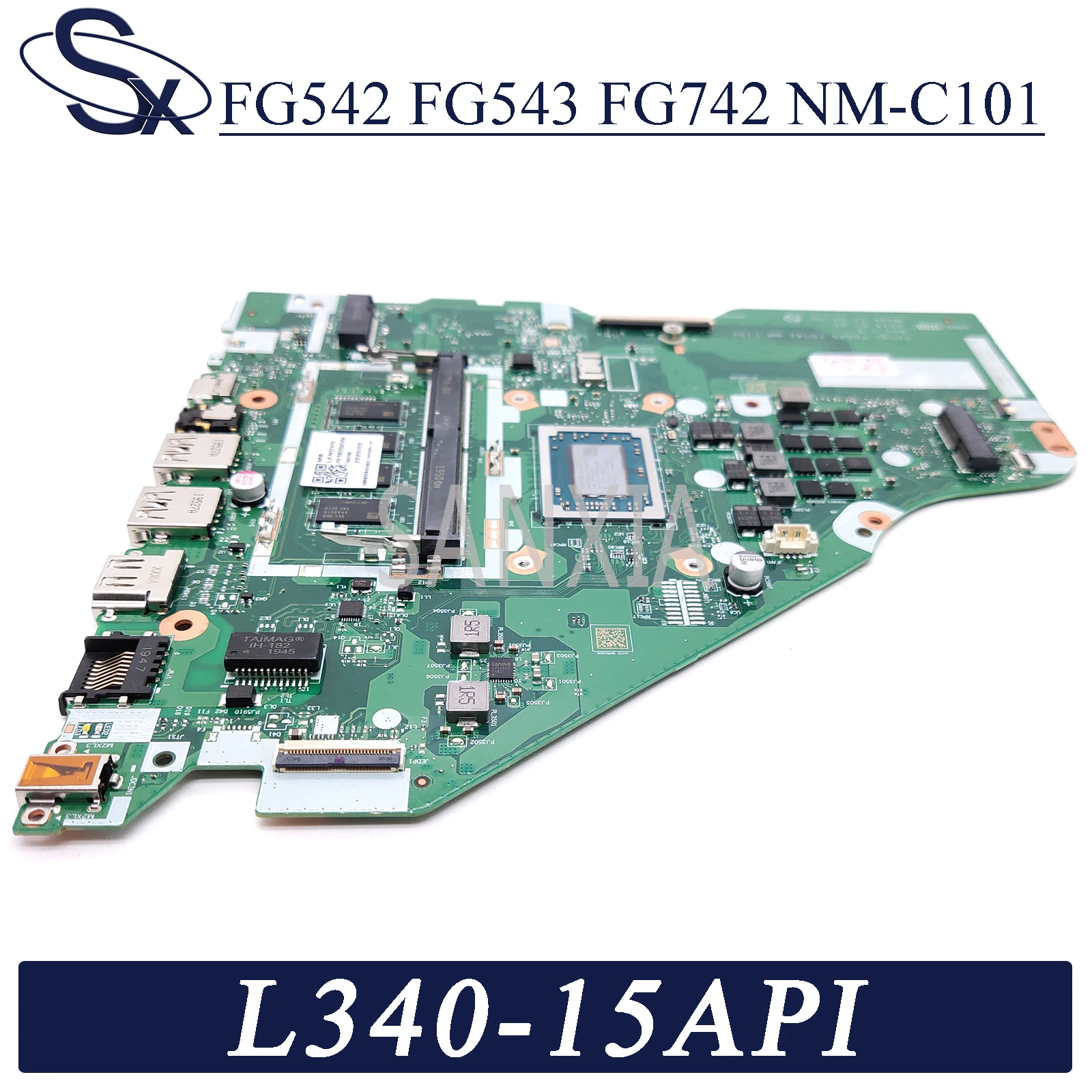 Online KEFU NM-C101 Laptop Motherboard Für Lenovo Ideapad L340-15API Original Mainboard 4GB-RAM Ryzen 3 3200U (R3-3200U) CPU