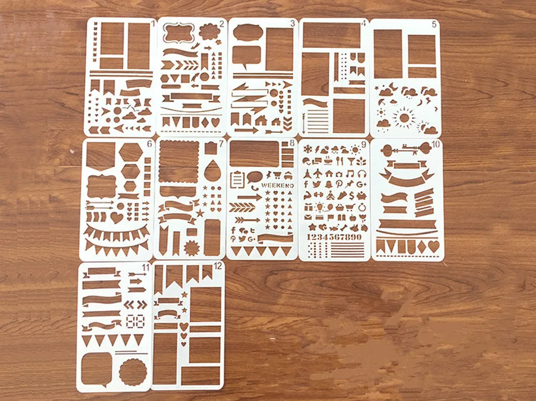 12 шт./набор пластиковые Планировщики |