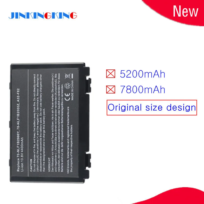 11 1 V Аккумулятор для ноутбука Asus Φ a32 f82 F52 k50ij k50 K51 k50ab k40in k50id K40 k50in k60 k61 k70 |