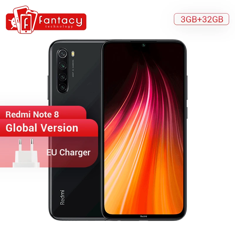 В наличии глобальная версия Redmi Note 8 3 ГБ 32 48 МП четыре камеры Смартфон Snapdragon 665
