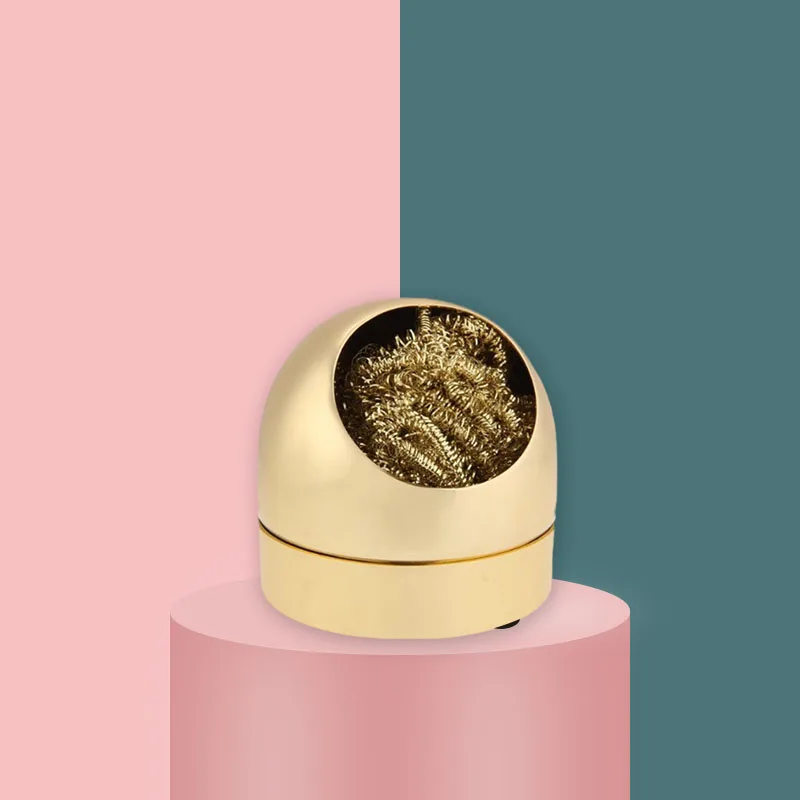 1 шт. металлическая губка для чистки припоя|Губки и металлические мочалки| |