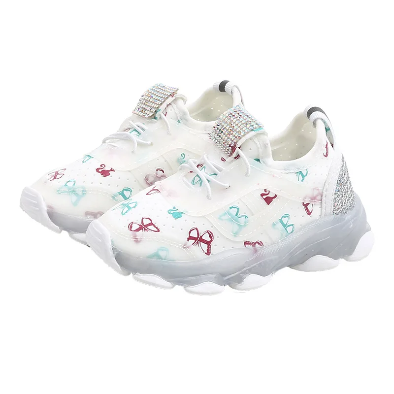 

2021 Autumn New Children's Light up Shoes Light Shoes Led Sneakers Boys Light Shoes Girls Breathable Luminous Children's Shoes