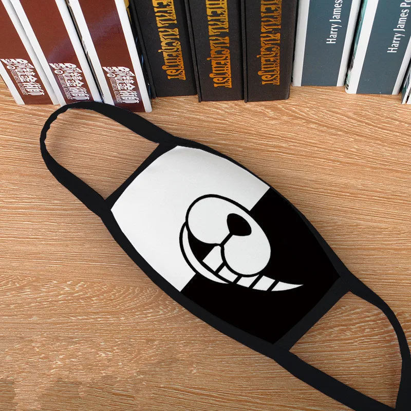 Аниме атака на Титанов Косплей Маска Токийский вурдалак Kaneki Ken Danganronpa Monokuma Уличный спорт Половина лица пылезащитные маски, реквизит