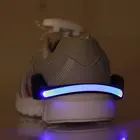 1 шт. светодиодный световой зажим для обуви свет ночная безопасность Предупреждение светодиодный яркая светодиодная вспышка света для бега защитный велосипедный выживания