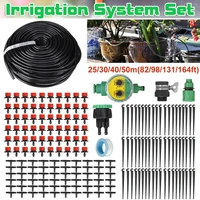 25304050m self automatic garden watering timer system water drip irrigation system plant watering irrigation dripper mist set