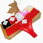 Стринги женские кружевные, прозрачные, черные, 1 шт.лот, zhx1703