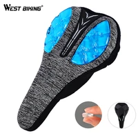 bicycle saddle cover liquid silicon gel shock absorber antislip cushion cover road mountain bike seat mat cycling accessories
