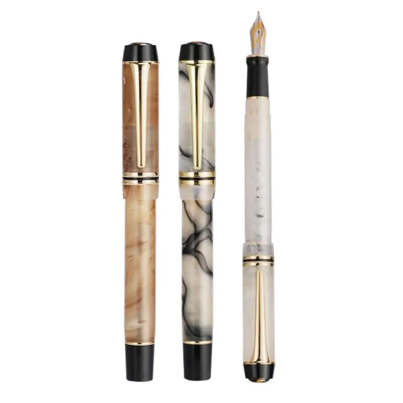 

Classic Acrylic Business M Nib Fountain Pen Signature Calligraphy Student School Supplies Writing Tool