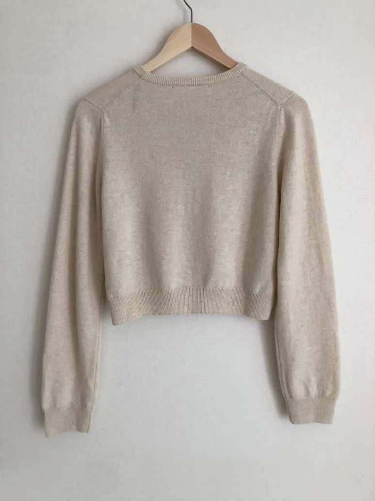 

Korean Knitted Short Cardigan Sweaters Women 2021 Spring Single-breasted O-neck Full Sleeve Fashion Female Jumpers Tops Femme