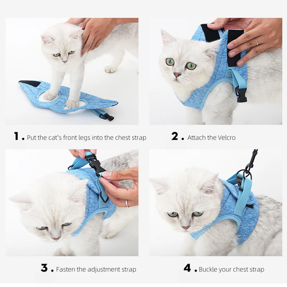 Жгут проводов для кошек регулируемый жилет с защитой от ударов светильник Кая