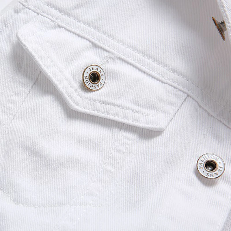 2019 винтажный дизайн мужской джинсовый жилет белого цвета без рукавов