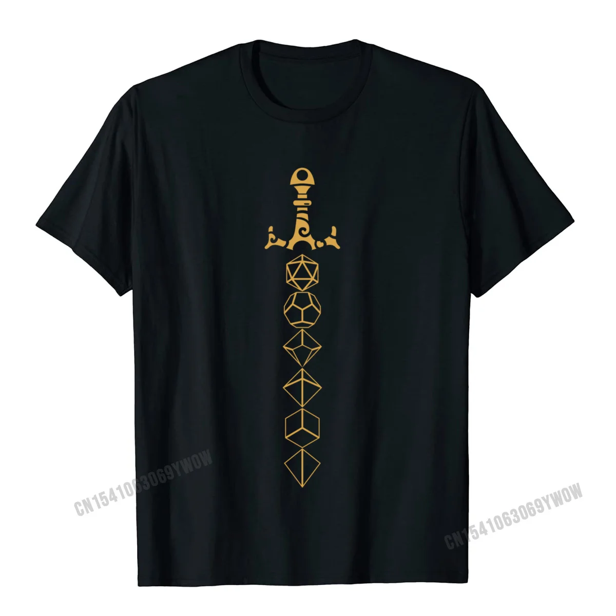 

Bronze Dice Sword Dice Set Collector Nerdy D20 Tees Camisas Men Cotton Tops Tees For Men Unique T Shirts Custom Cute