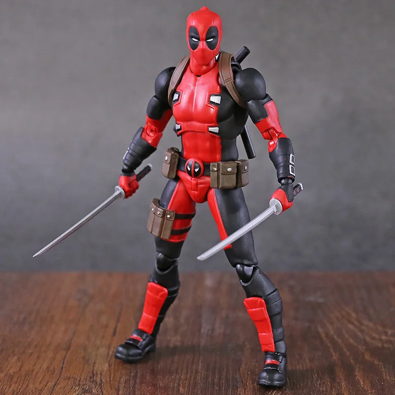 Новый х Для мужчин фильма Дэдпул Рубашки Mafex 082 комиксов версия экшн