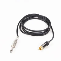 professional tattoo rca clip cord black round clipcord for tattoo foot pedal switch equipment tattoo machine