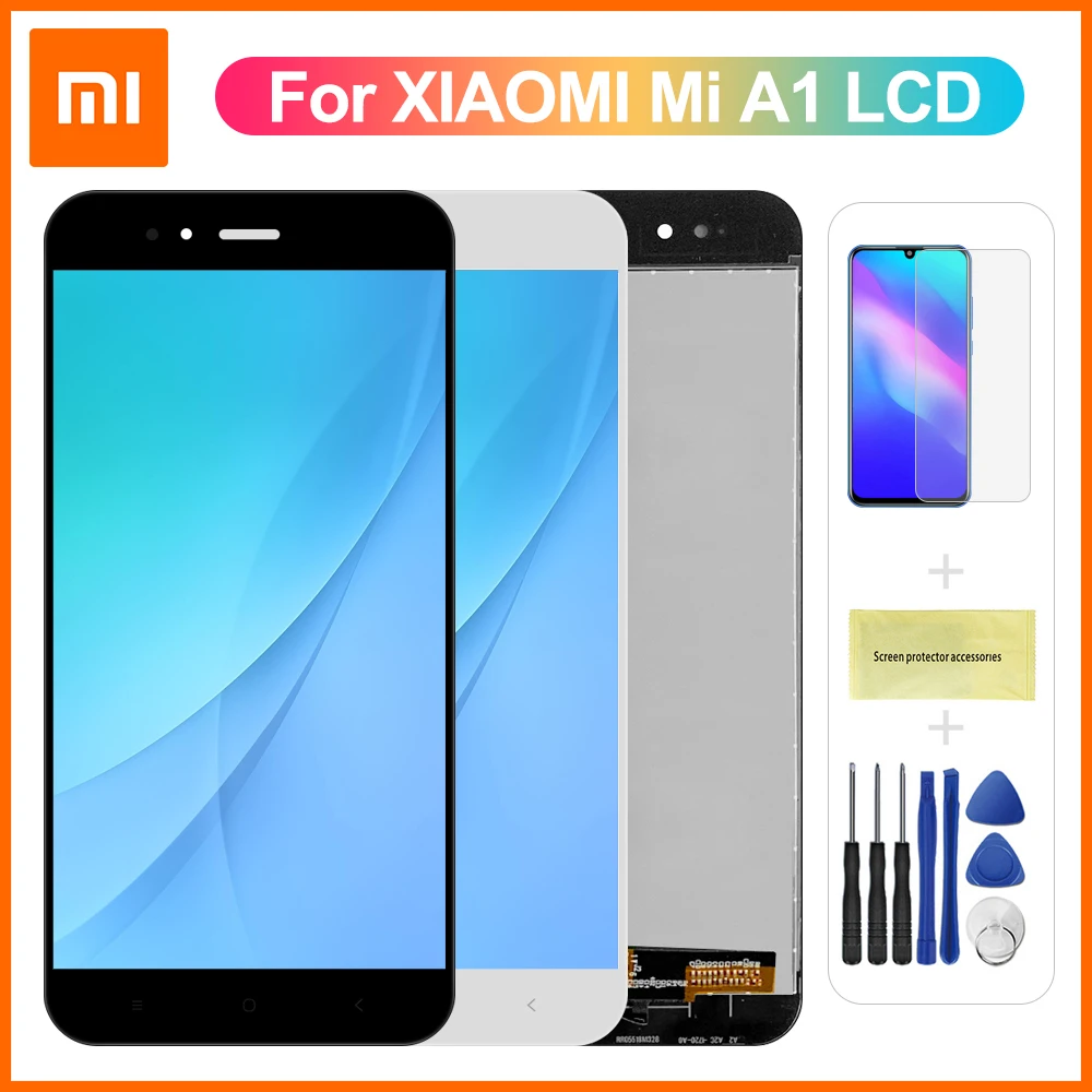 ЖК дисплей 5 &quotA1 для Xiaomi Mi A1 сенсорный экран с рамкой замена 5X дисплей|Экраны