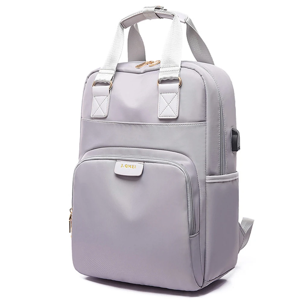 

Laptop Backpack Travel Bag Casual Shoulder Business Anti Theft USB Charge Large Capacity Fashion Oxford Cloth School College