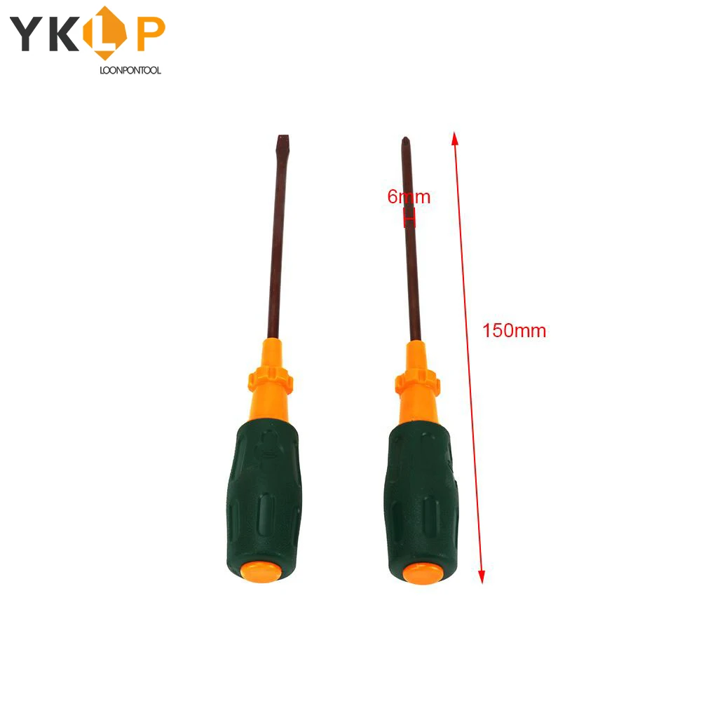 6x150 мм Φ крест/Прямая отвертка стальная твердость многофункциональный ремонт