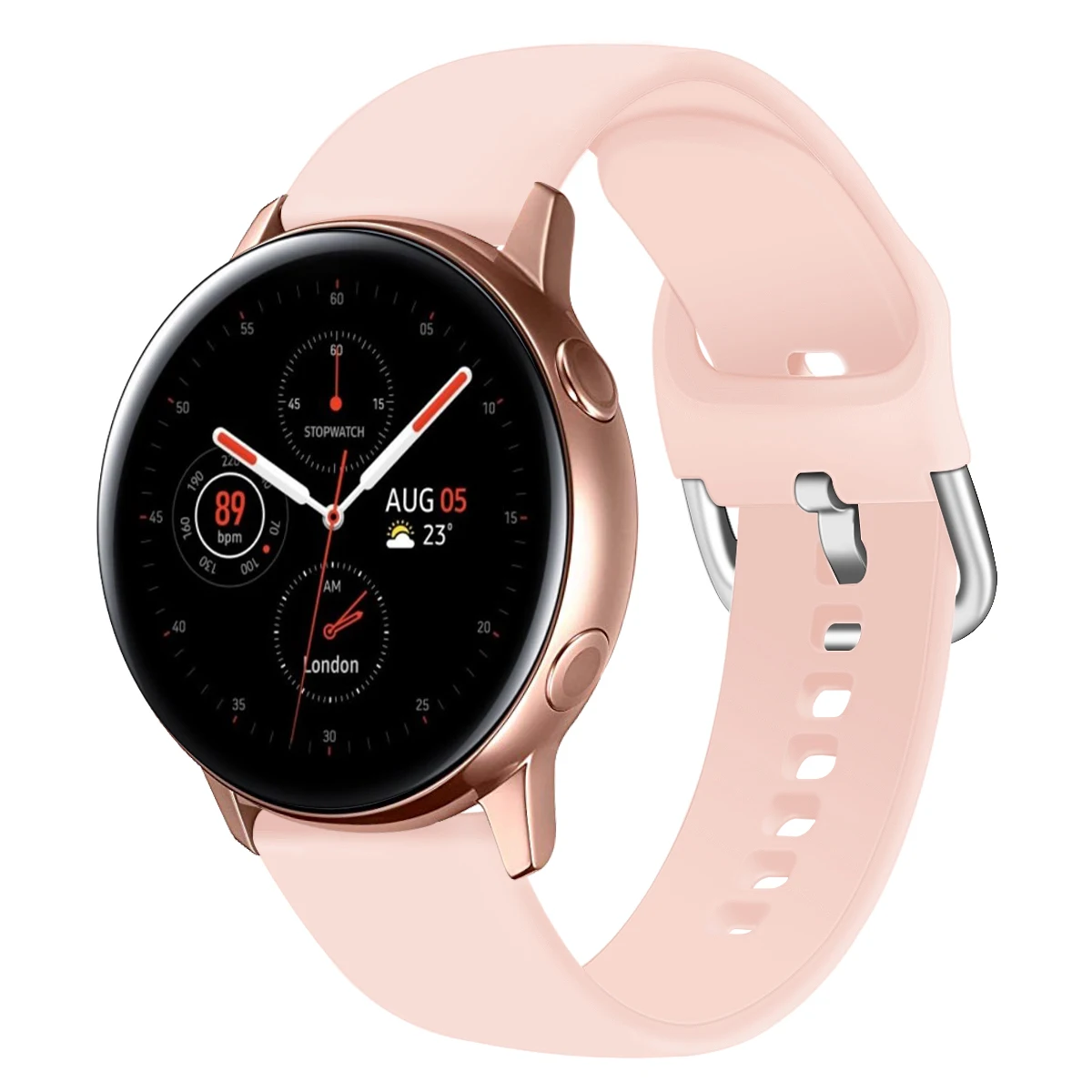 Для samsung Galaxy Watch Active 2 40 мм ремешок водонепроницаемый гибкий мягкий силиконовый сменный ремешок для Galaxy Active 2 40 мм