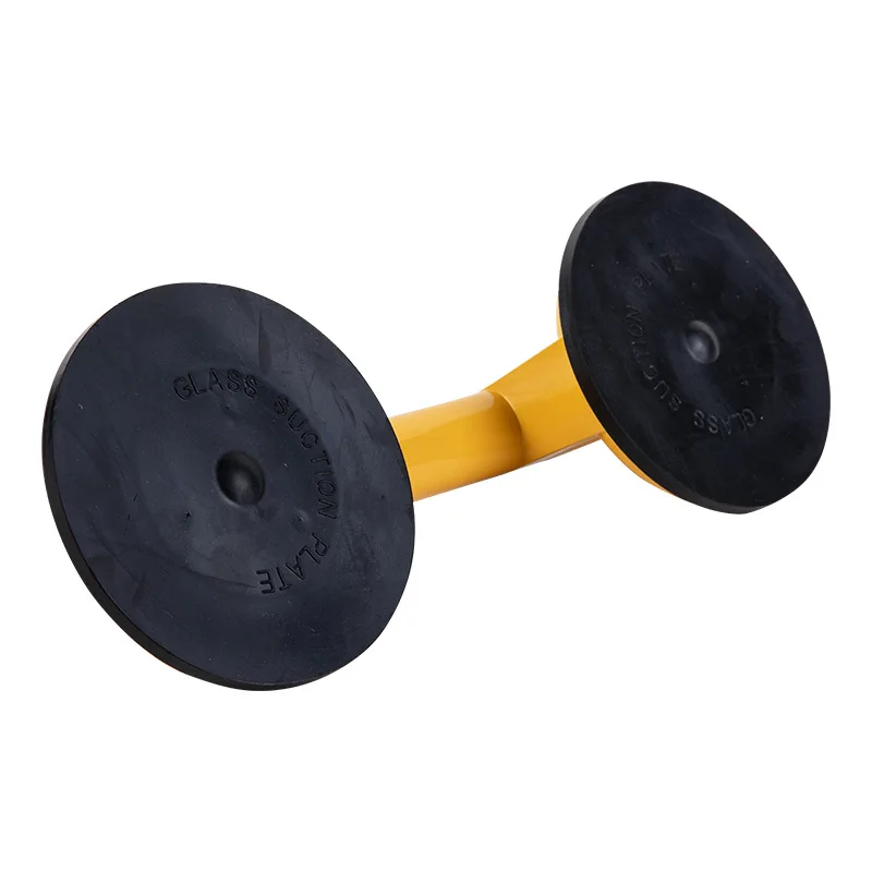 

Premium Quality Heavy Duty Aluminum Suction Cup Plate Double Handle Professional Glass Puller/Lifter/Gripper Hand Tool