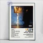 MT669 J. Коул внесезонный музыкальный альбом, звездная печать, Настенная картина, Картина на холсте, Постер и принты для гостиной, домашний декор