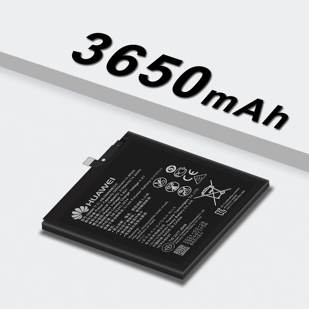 Оригинальный аккумулятор Huawei HB386589ECW 3650 мАч для P10 Plus Honor 8X View 10 Mate 20 Lite Nova 3 4