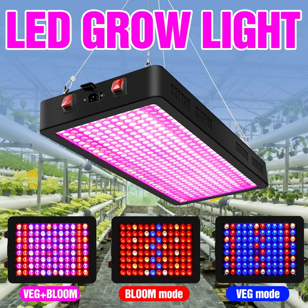 LED Plant Lamp 2000W 3000W 4000W 5000W Grow Light Full Spectrum LED Grow Tent Phyto Lamp Hydroponic Light Fitolamp AC100-277V