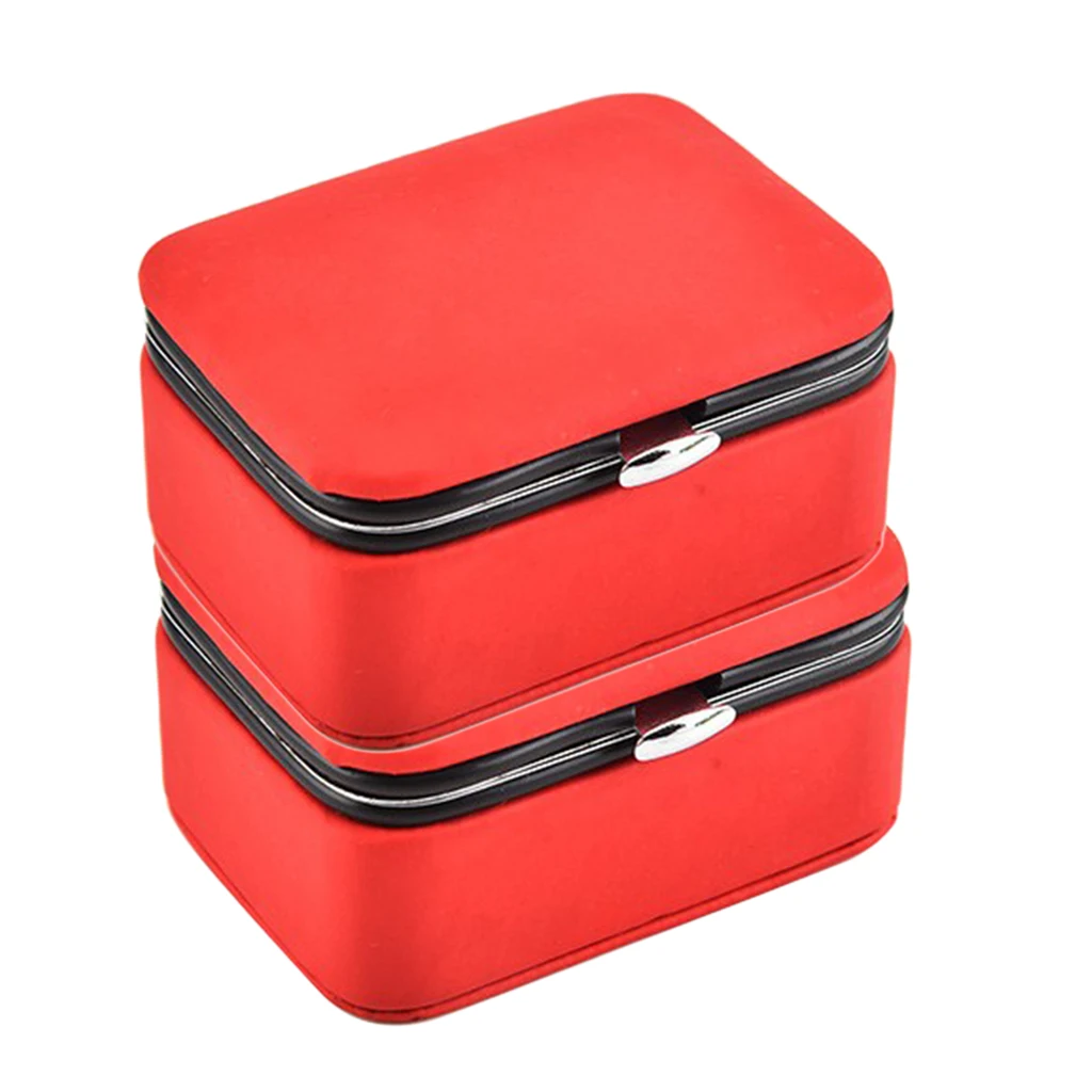 2 шт. коробка для хранения ювелирных изделий ожерелья Браслет витрина контейнер с