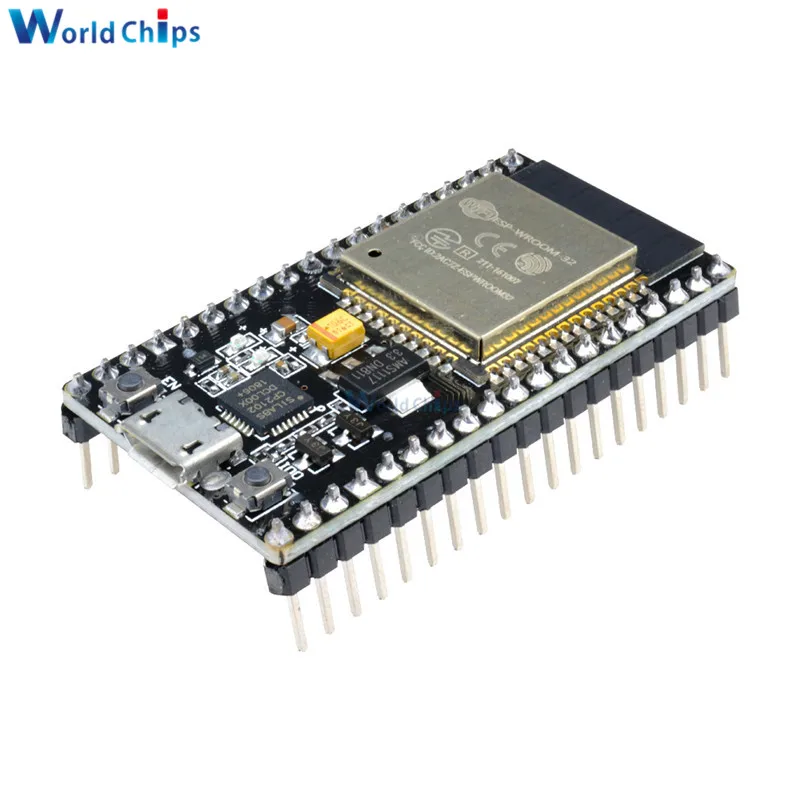 CP2102 Esp8266 ESP32, ESP-32, ESP32S, 2,4 ГГц, два режима, Wi-Fi, Bluetooth, беспроводная плата для разработки, антенна