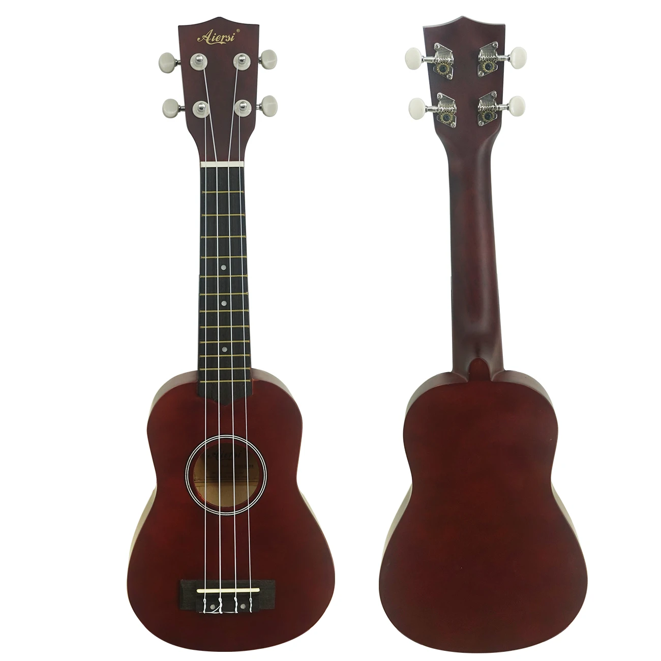 Aiersi бренд 21 дюймов красочные акустические Гавайские гитары 4 струны сопрано