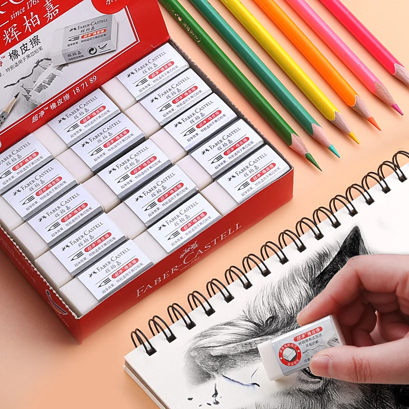 Faber Castell карандаш Ereser резиновый ластик для студентов, офиса, школы, письма, черчения, канцелярские принадлежности