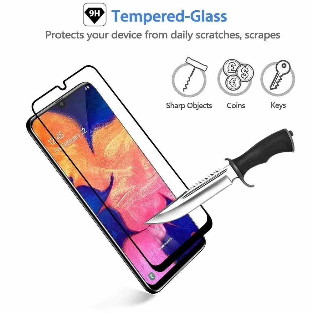 

Batch 4 overall tempered glass window protection For samsung a02s A12 a21s A41 A42 A51