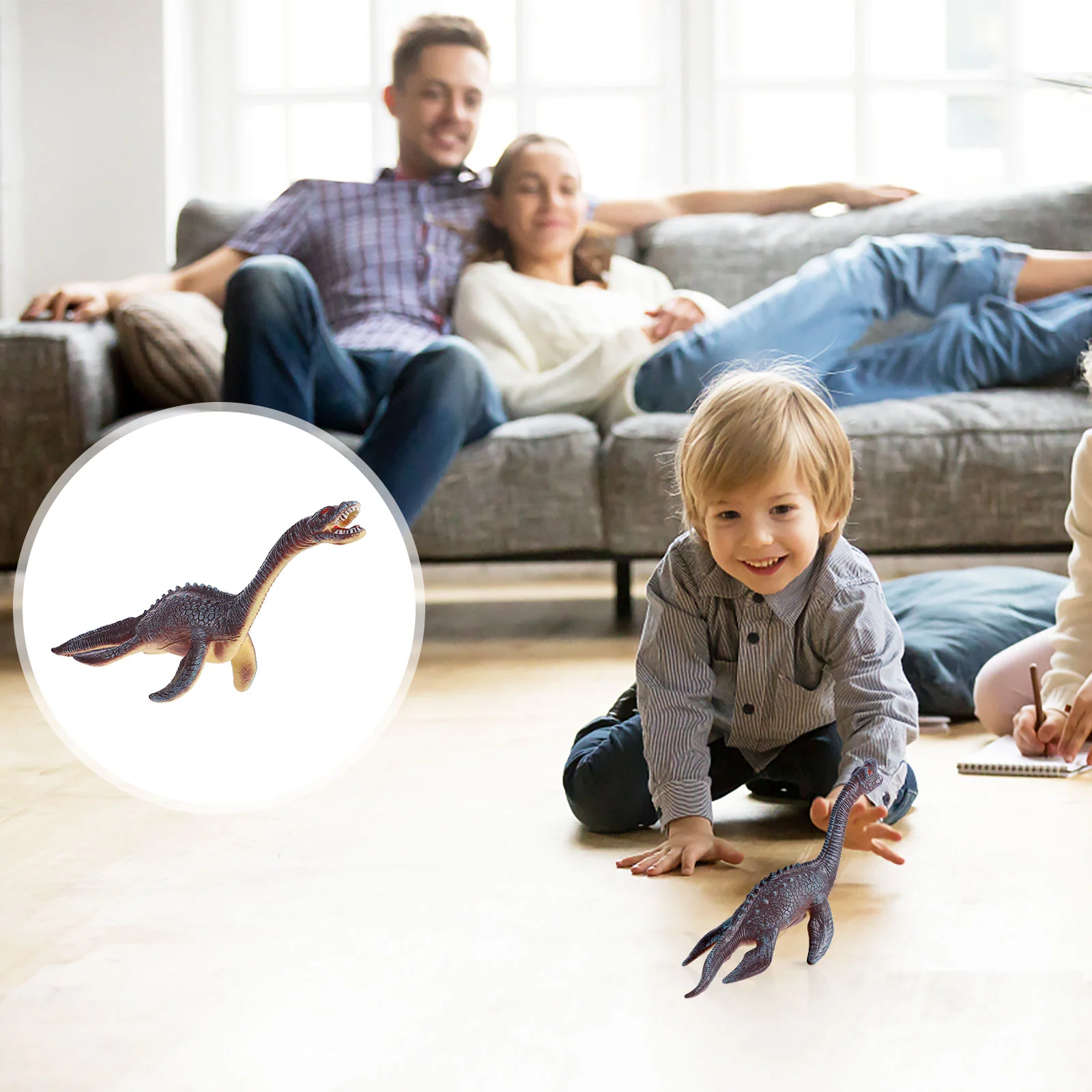

1pc Model Simulated Make A Sound Plesiosaur for Kids Children