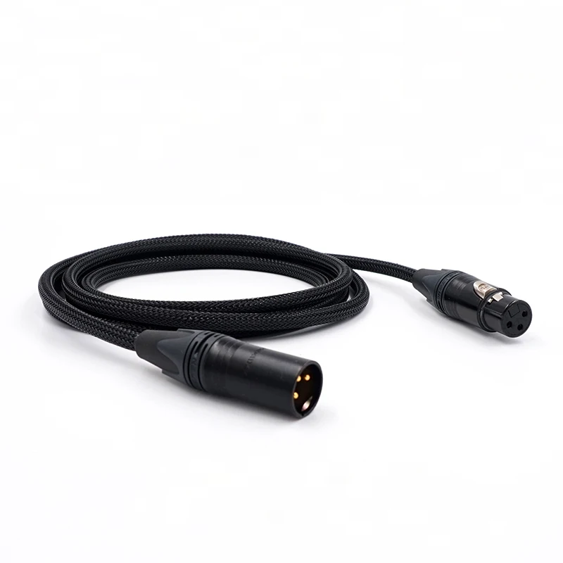 

Audiocrast One piece Japan Canare XLR Audio Balanced Cable Microphone extension Audio Cable