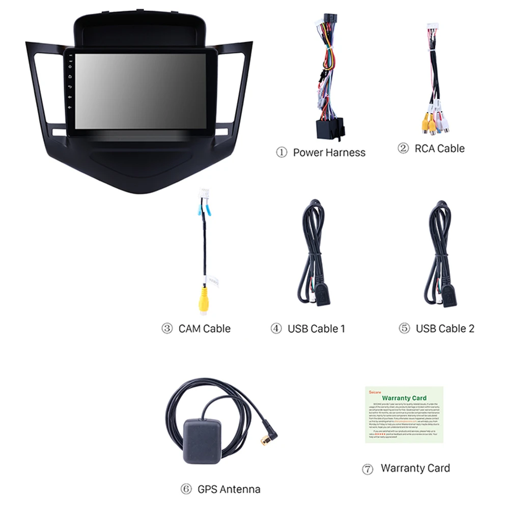 Автомобильный мультимедийный плеер с радио Android 9 1 для Chevrolet Cruze 2009 2010 2011 2012 2013 2014 2
