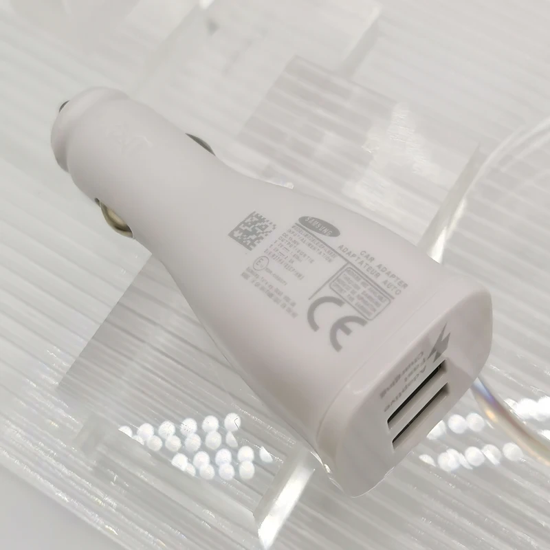 Автомобильное зарядное устройство Samsung с двумя USB-портами адаптер для быстрой