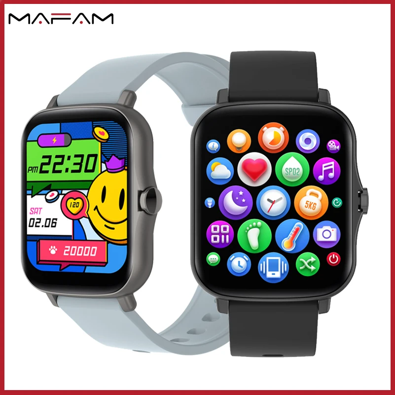 MAFAM 1 7 &quotY20 Pro Смарт-часы для мужчин часы Bluetooth Вызов местная музыка IP67 пульсометр