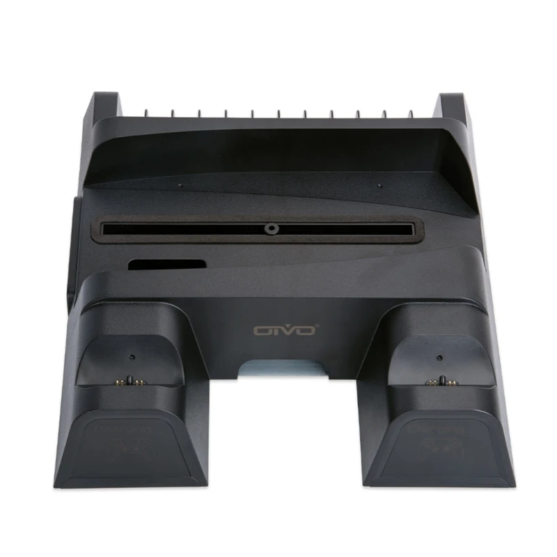 

PS5 Dual Controller Charger Console Vertical Cooling Stand Fast Charging Station LED Fan For PS5 DE/UHD Disc/Digital