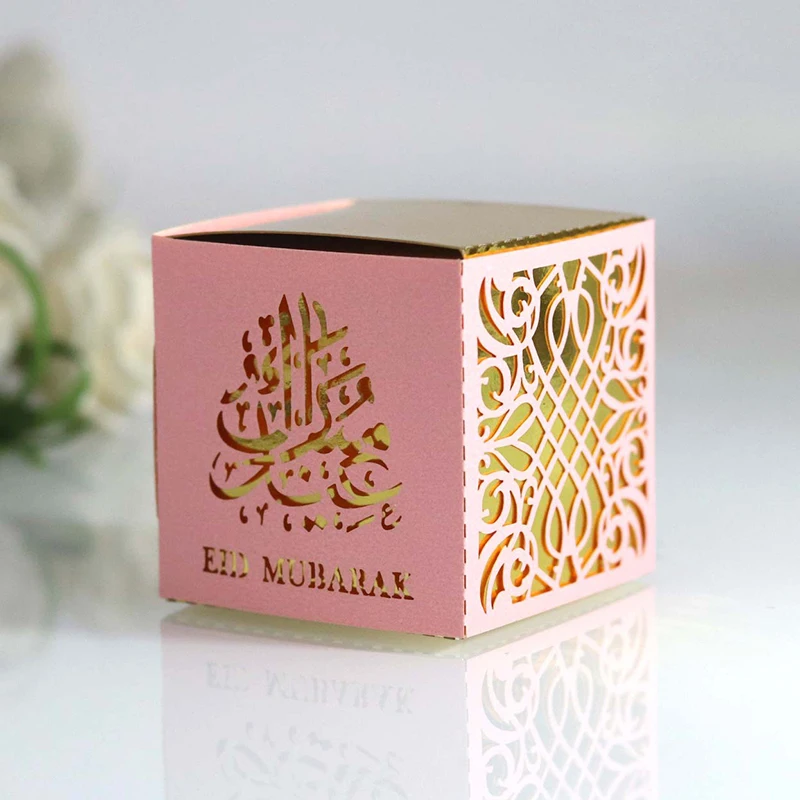 50 шт в лоте прикольные ИД Мубарак коробка Рамадан день рождения ребенка